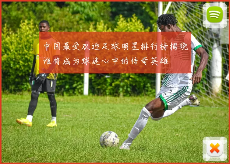 中国最受欢迎足球明星排行榜揭晓谁将成为球迷心中的传奇英雄